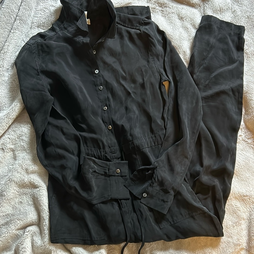 Mo:Vint New York, Size Small, Black Romper
